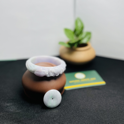 Ngọc phỉ thúy - Vòng bản - Điêu Khắc