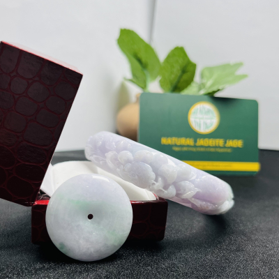 Ngọc phỉ thúy - Vòng bản - Điêu Khắc